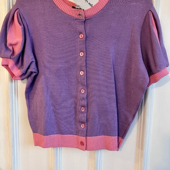 Light Purple Tower Princess Cardigan - Rapunzel Inspired - Disneybound - NWT - Picture 2 of 5